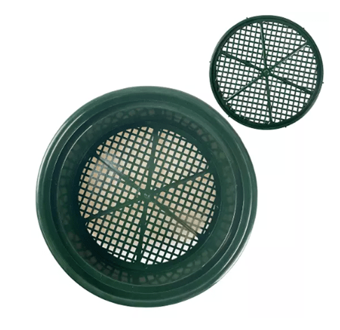 13" Mesh Plastic Screen Green Stackable Classifier/Sifting Pan - Made ...