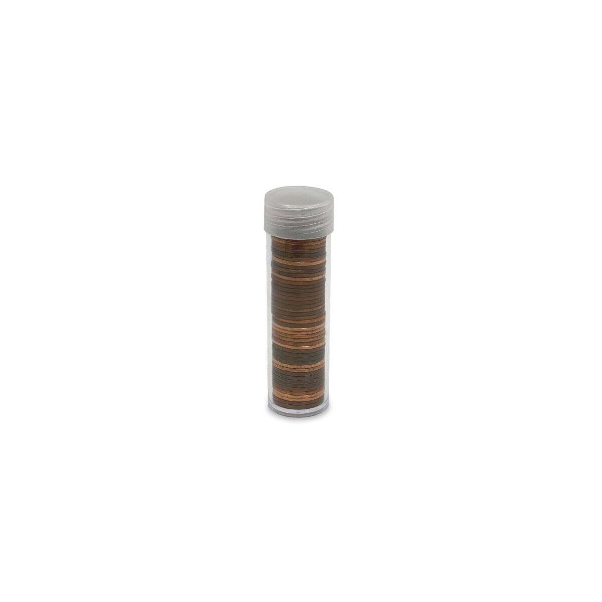 Plastic Coin Tubes - 7 Sizes Available