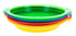 4 Pc Set- 8.5" Plastic Sand Sifting Pans in Mesh Bag,36 Holes Per Inch, (Red, Yellow, Blue & Green