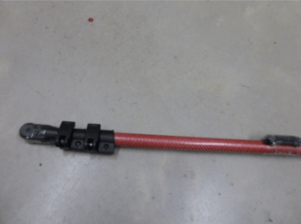 tele nox carbon fiber telescopic metal detecting shaft pink