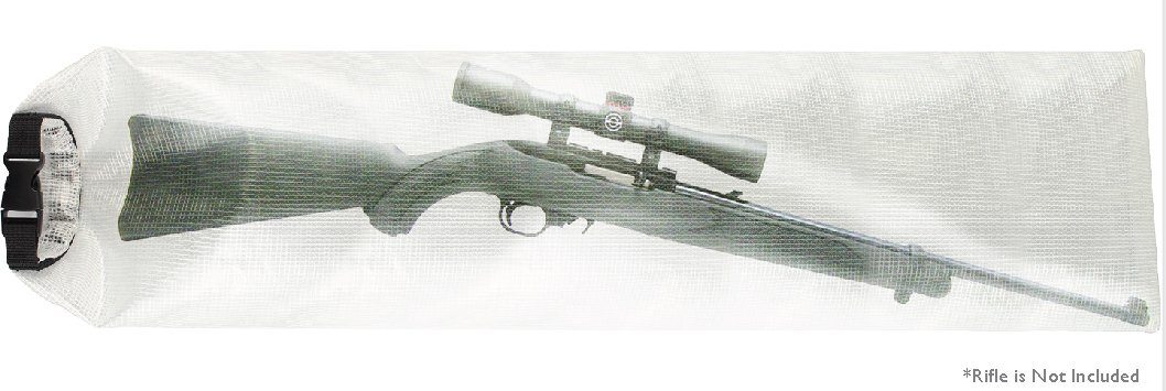 64" x12" Waterproof Rifle Bag, 500D PVC Tarpulin Material, Clear